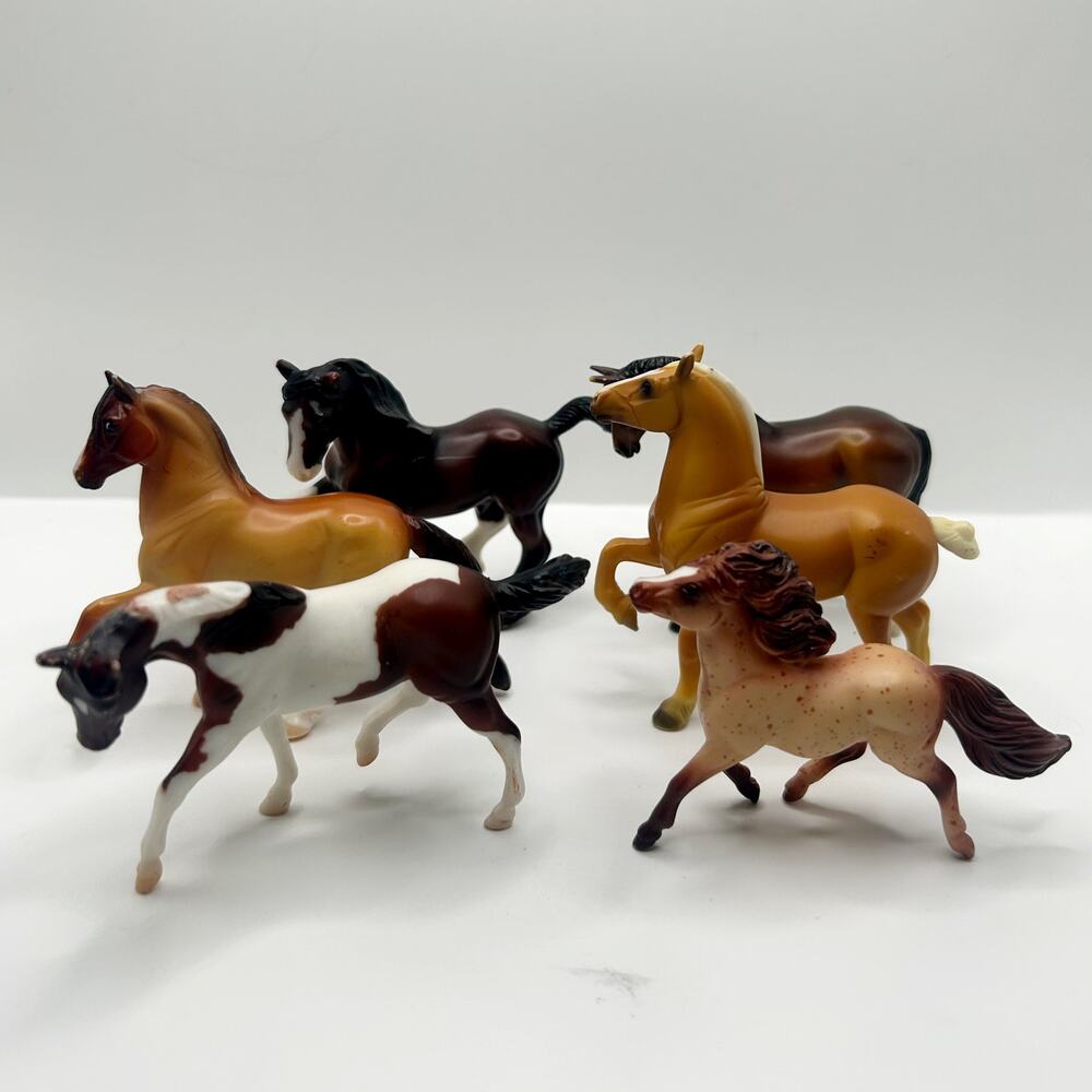 Breyer Bay Stablemates Horse Lot of 6 World of Horse 3” EUC